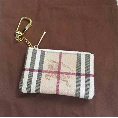 burberry change purse keychain|authentic Burberry purse.